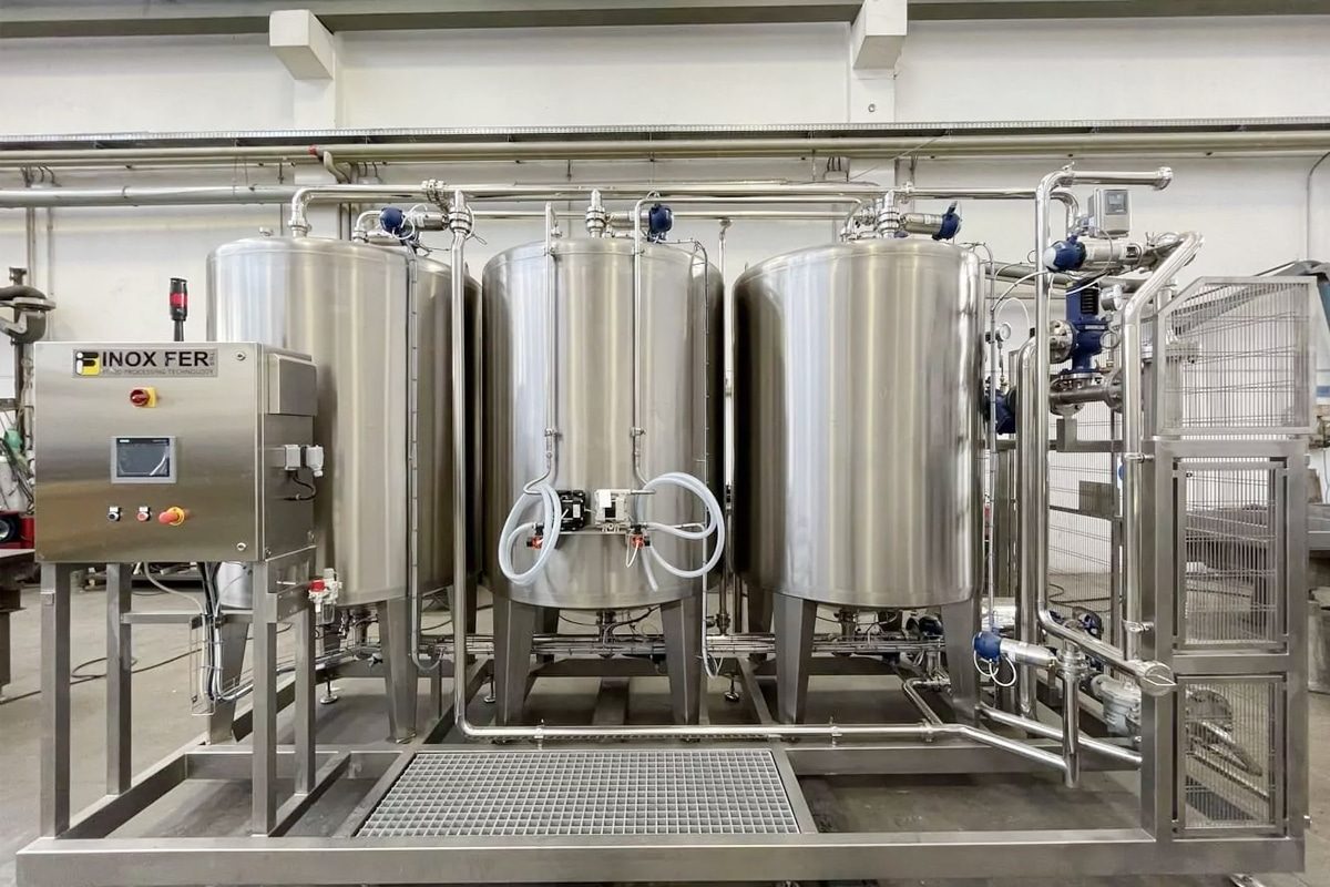 CIP System Cleans Brewery Equipment